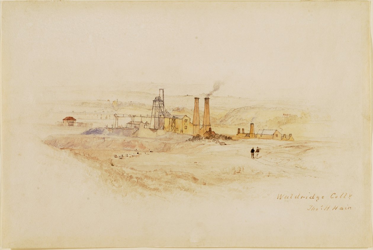 Waldridge Colliery av Thomas H. Hair
