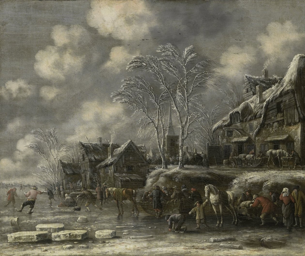 Vinterscene av Thomas Heeremans
