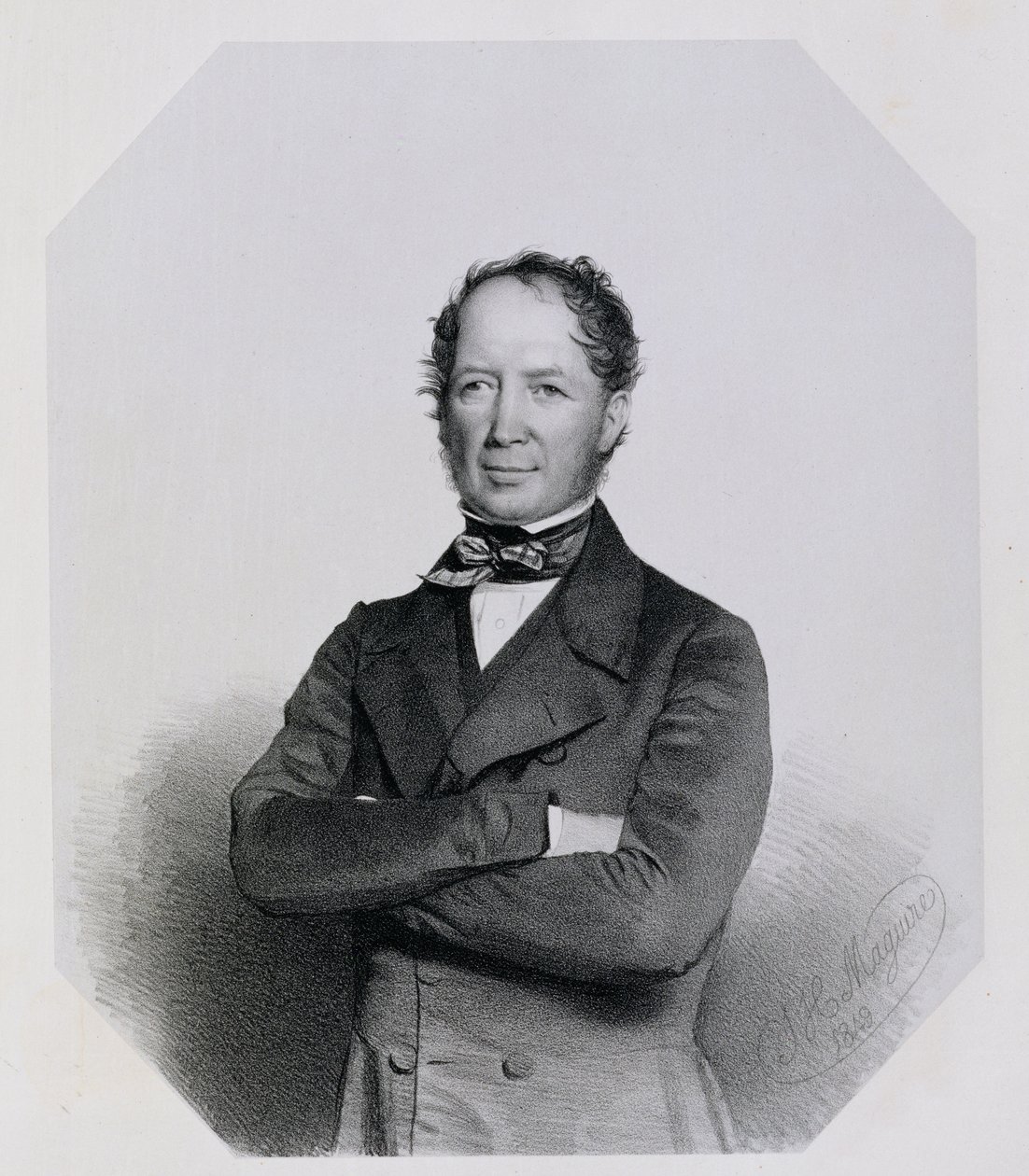 John Lindley (1799-1865) 1849 av Thomas Herbert Maguire