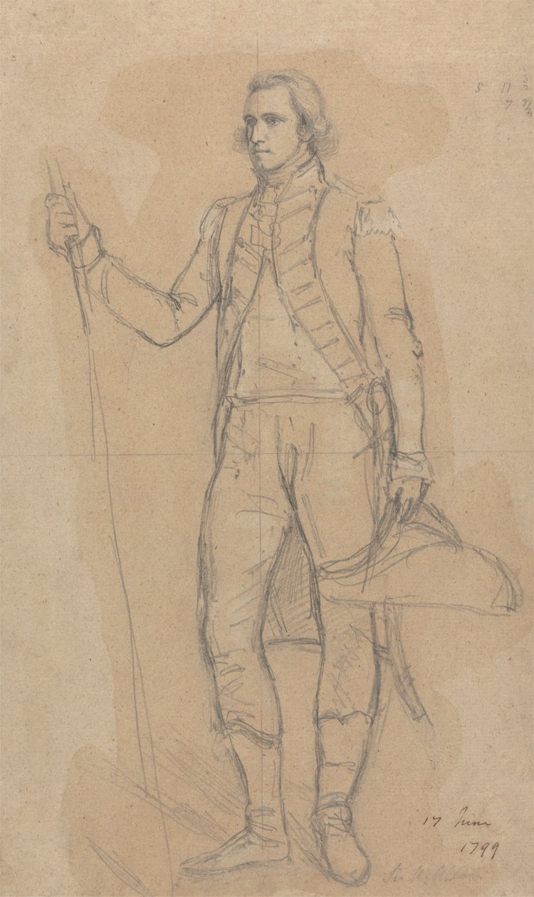 Studie av Sir Alexander Allan av Thomas Hickey