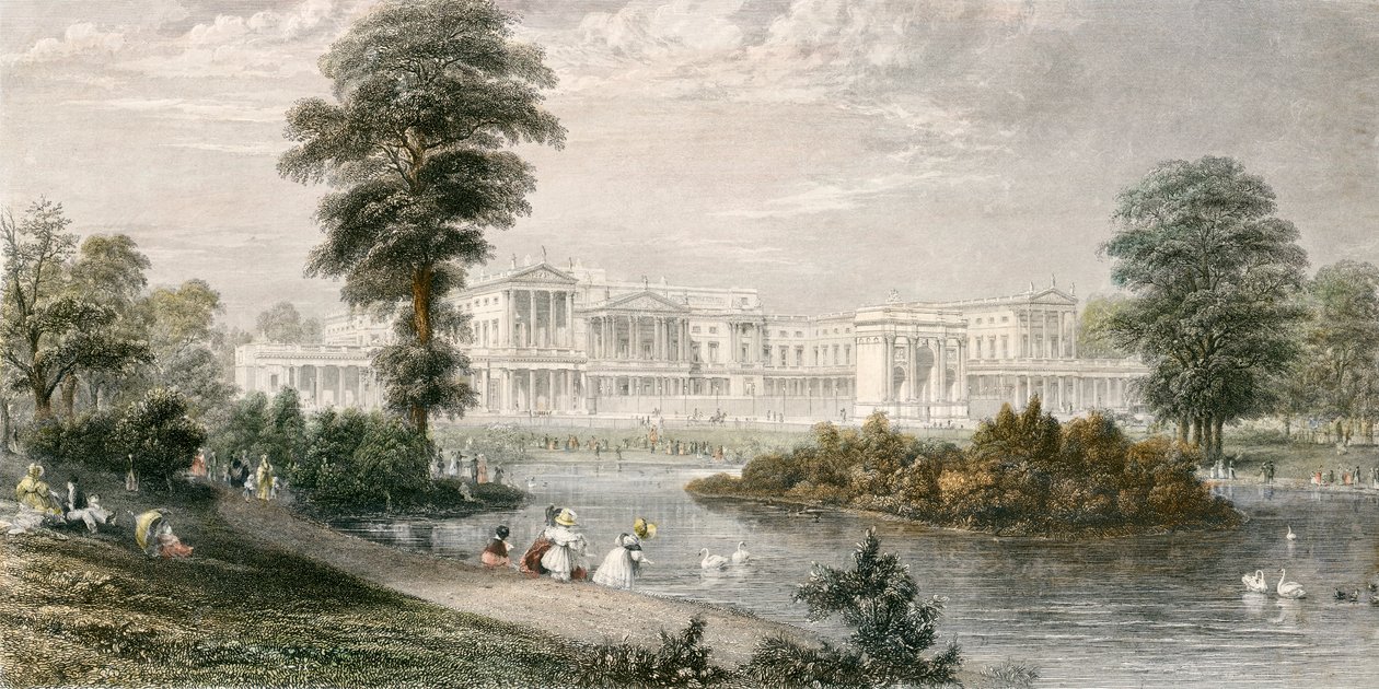 Buckingham Palace, Westminster, London, 1835 av Thomas Higham