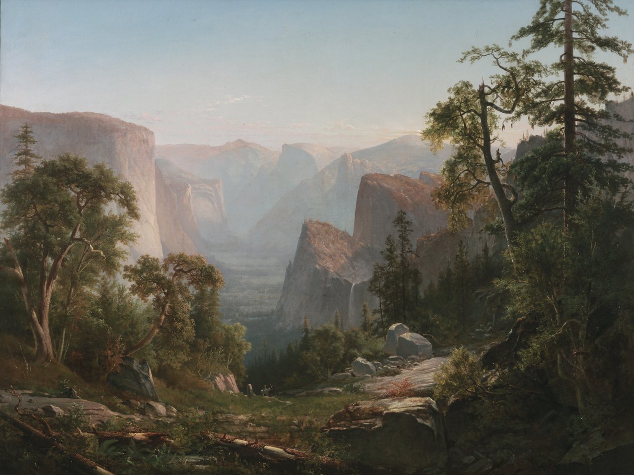 Utsikt over Yosemite-dalen, 1865 av Thomas Hill