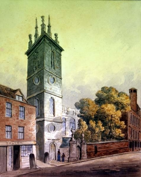 St. Mary Somerset (trykk) av Thomas Hosmer Shepherd