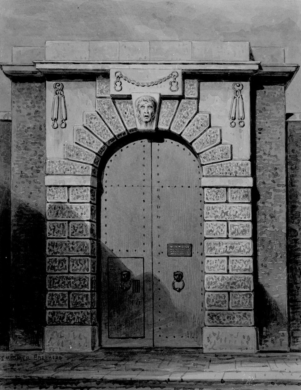 Utsikt over Newgate av Thomas Hosmer Shepherd