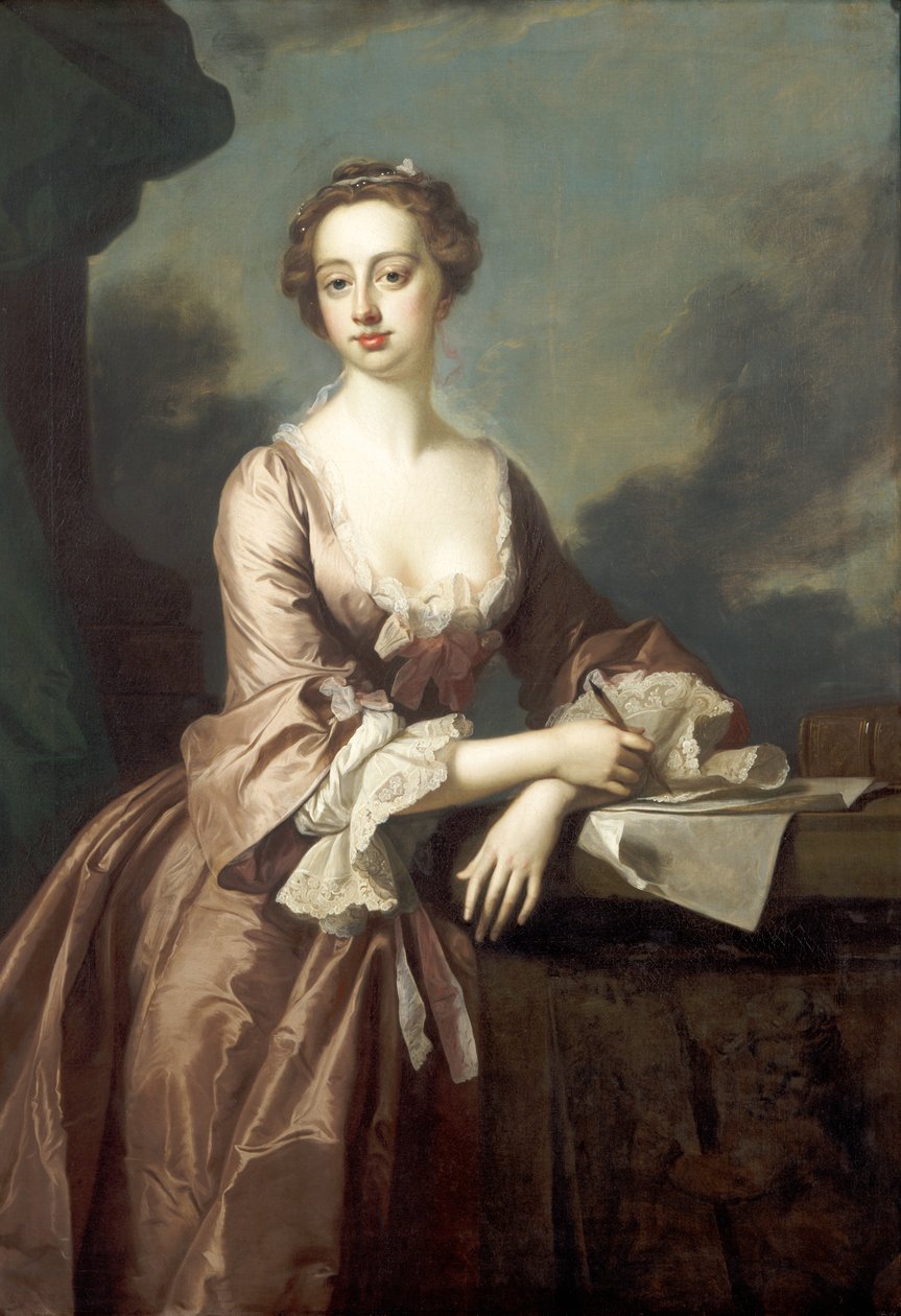 Mary Finch (olje på lerret) av Thomas Hudson