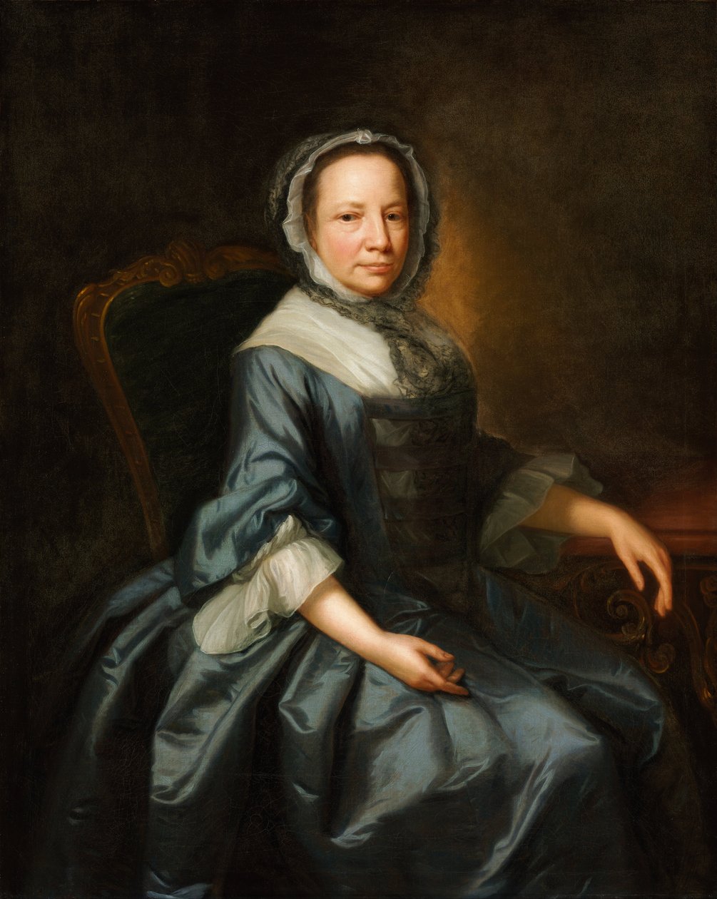 Portrett av en dame av Thomas Hudson