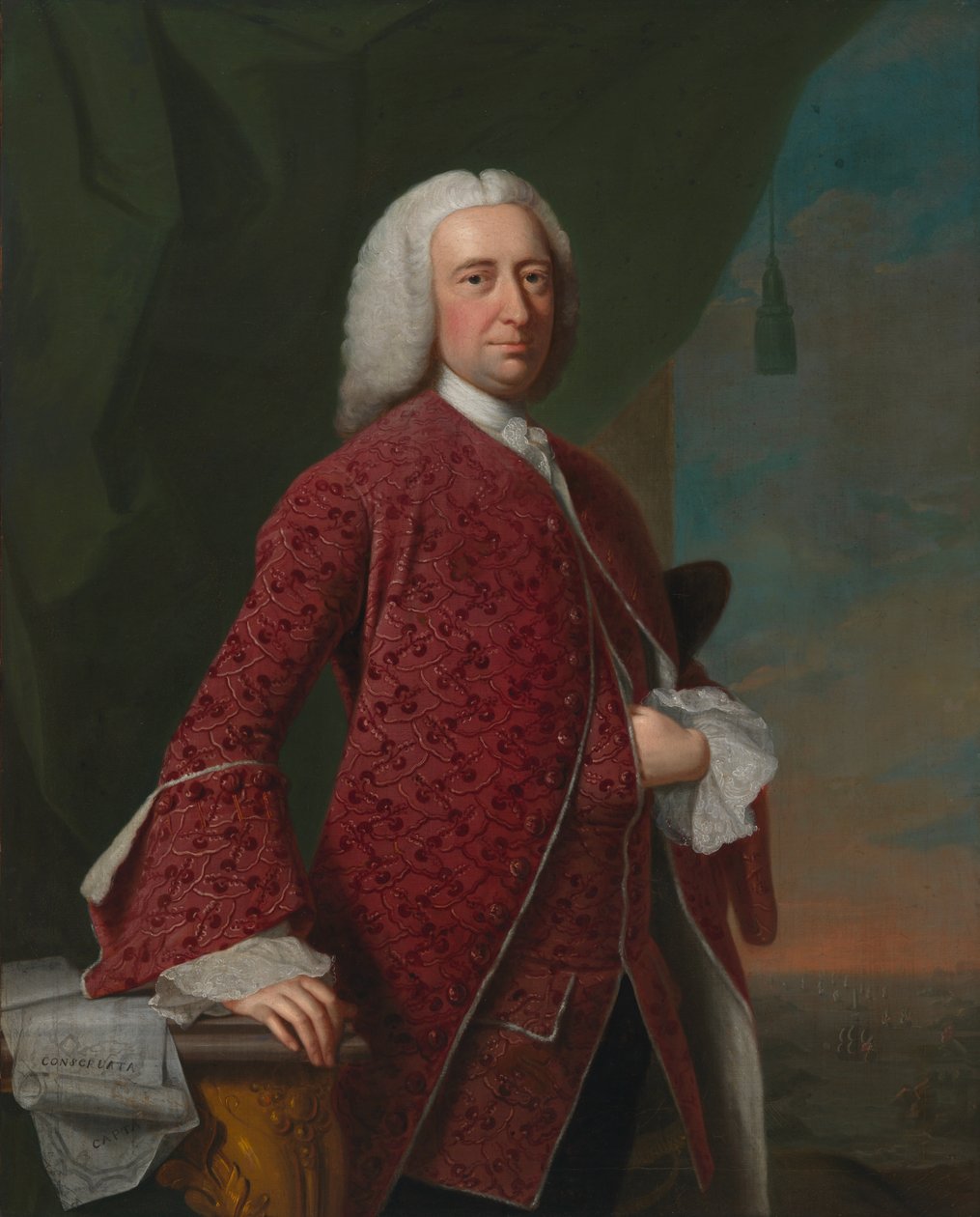 William Shirley, 1750. av Thomas Hudson