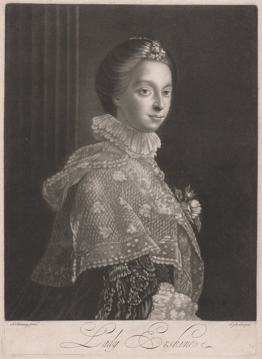 Lady Erskine av Thomas Johnson