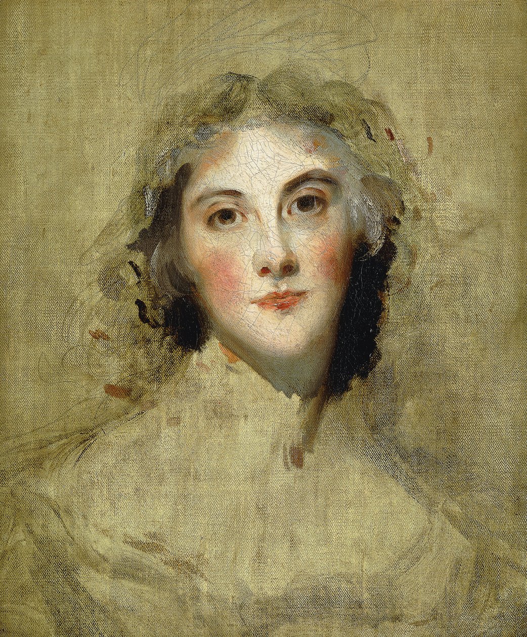 Hodet til en dame, av Thomas Lawrence