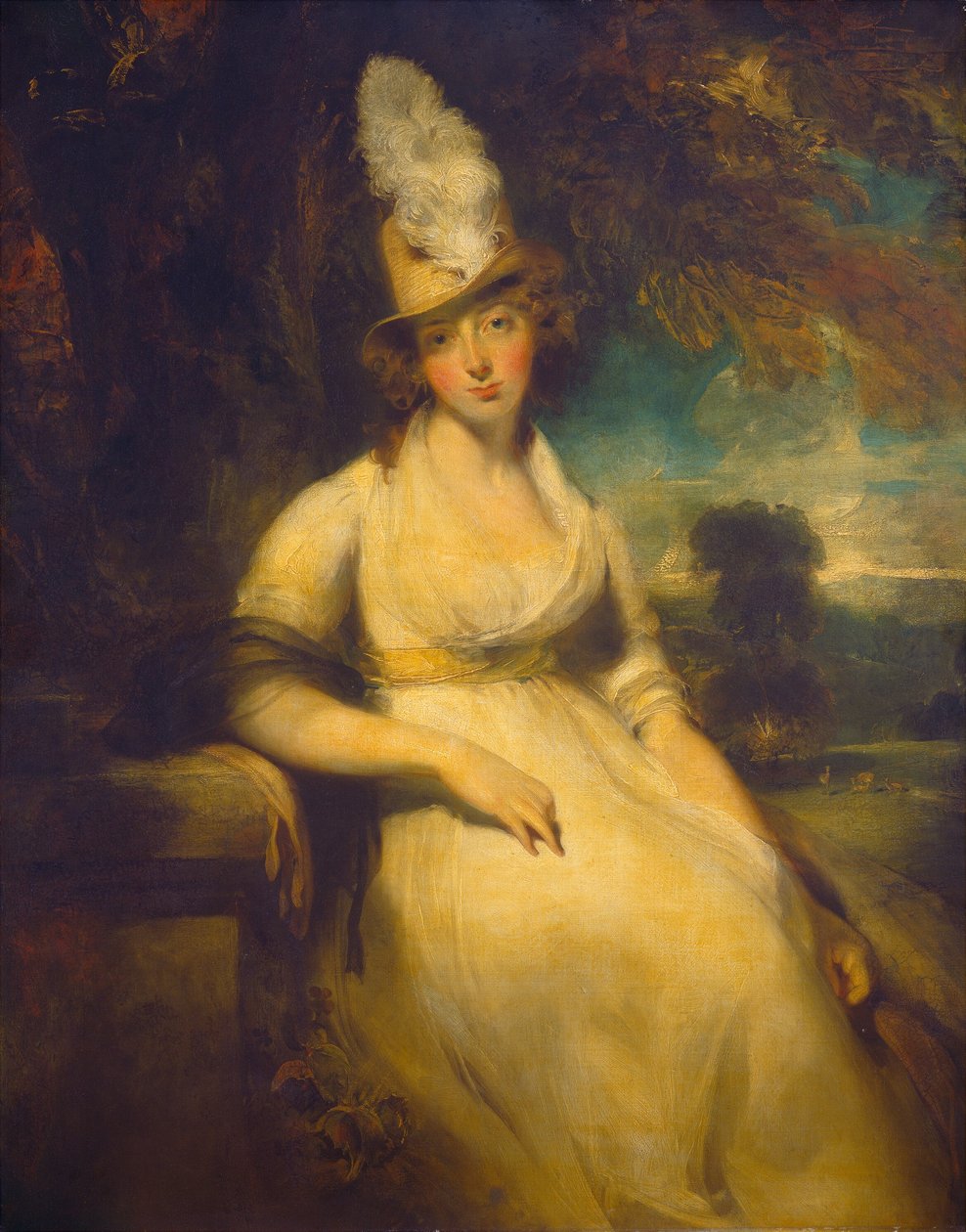 Mrs. Robert Blencowe, ca. 1792. av Thomas Lawrence