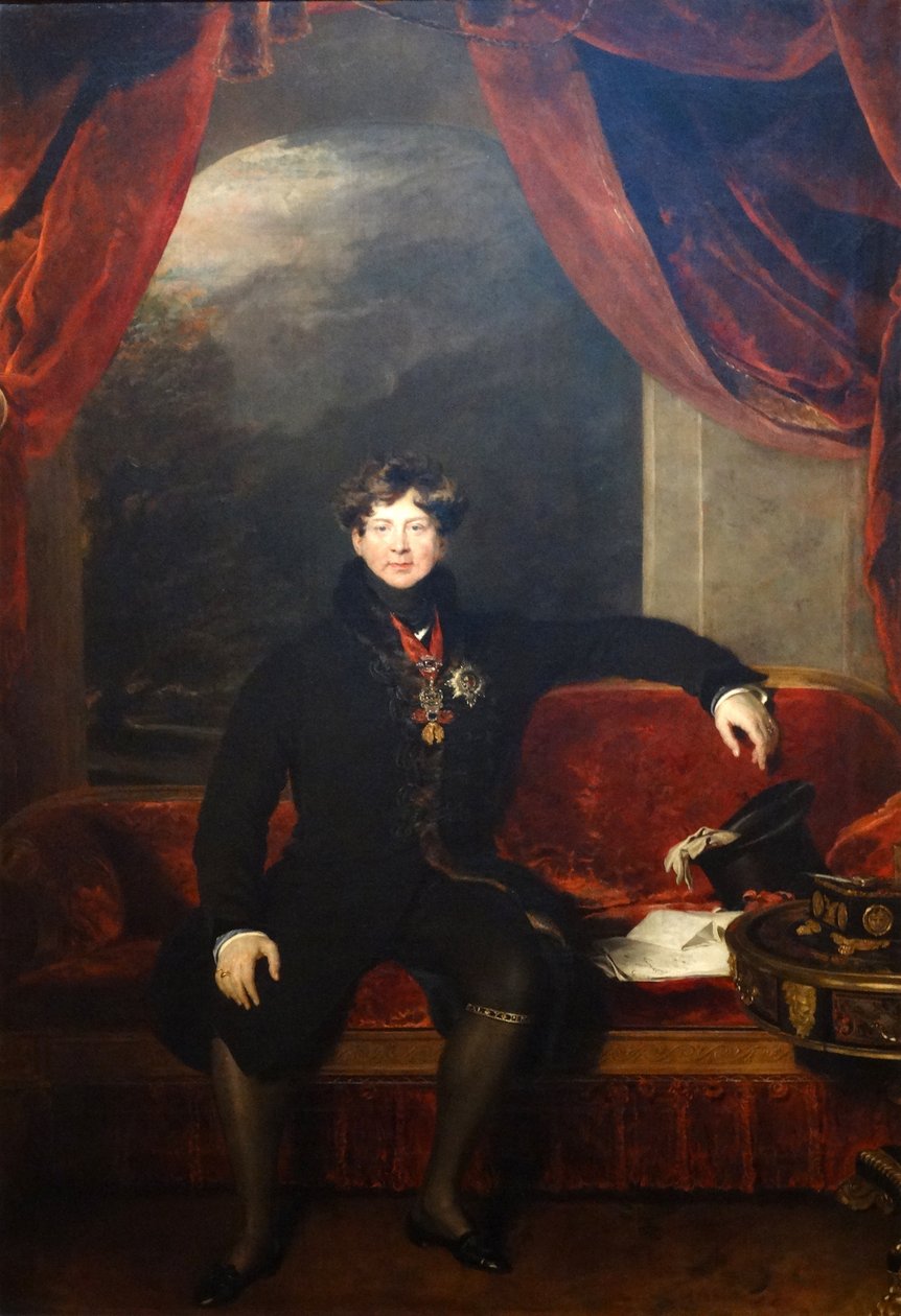 Portrett av kong George IV av Thomas Lawrence