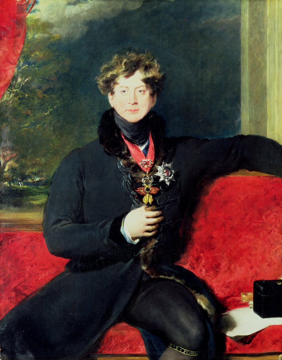 Portrett av kong George IV av Thomas Lawrence