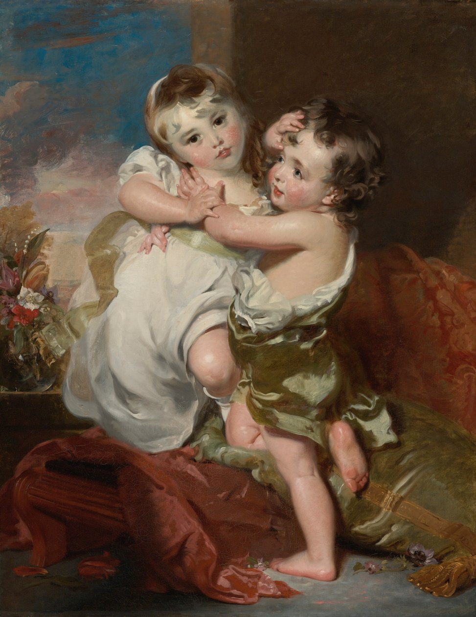 Det tilbudte kysset. av Thomas Lawrence