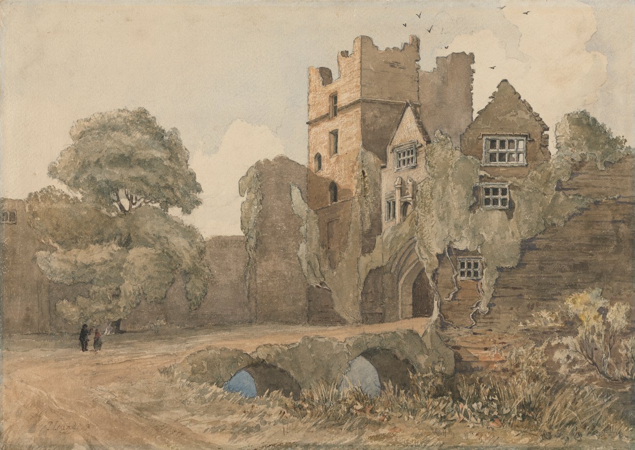 The Keep and Gate, Ludlow Castle, Shropshire av Thomas Lound