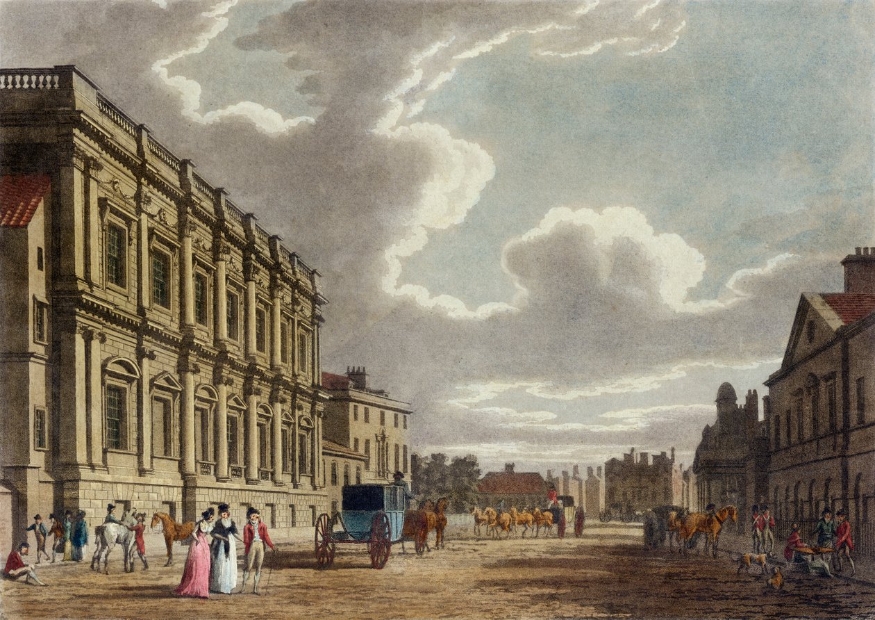 Whitehall, Westminster, London, 1794 av Thomas Malton II