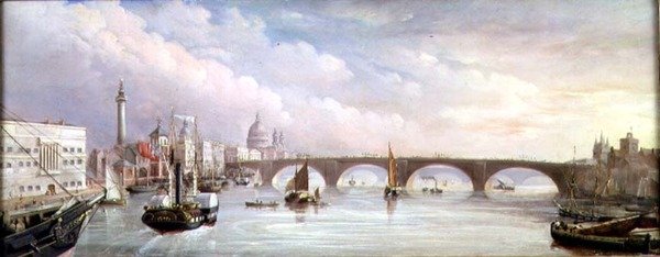 Approach to Billingsgate (olje på lerret) av Thomas Mann Baynes