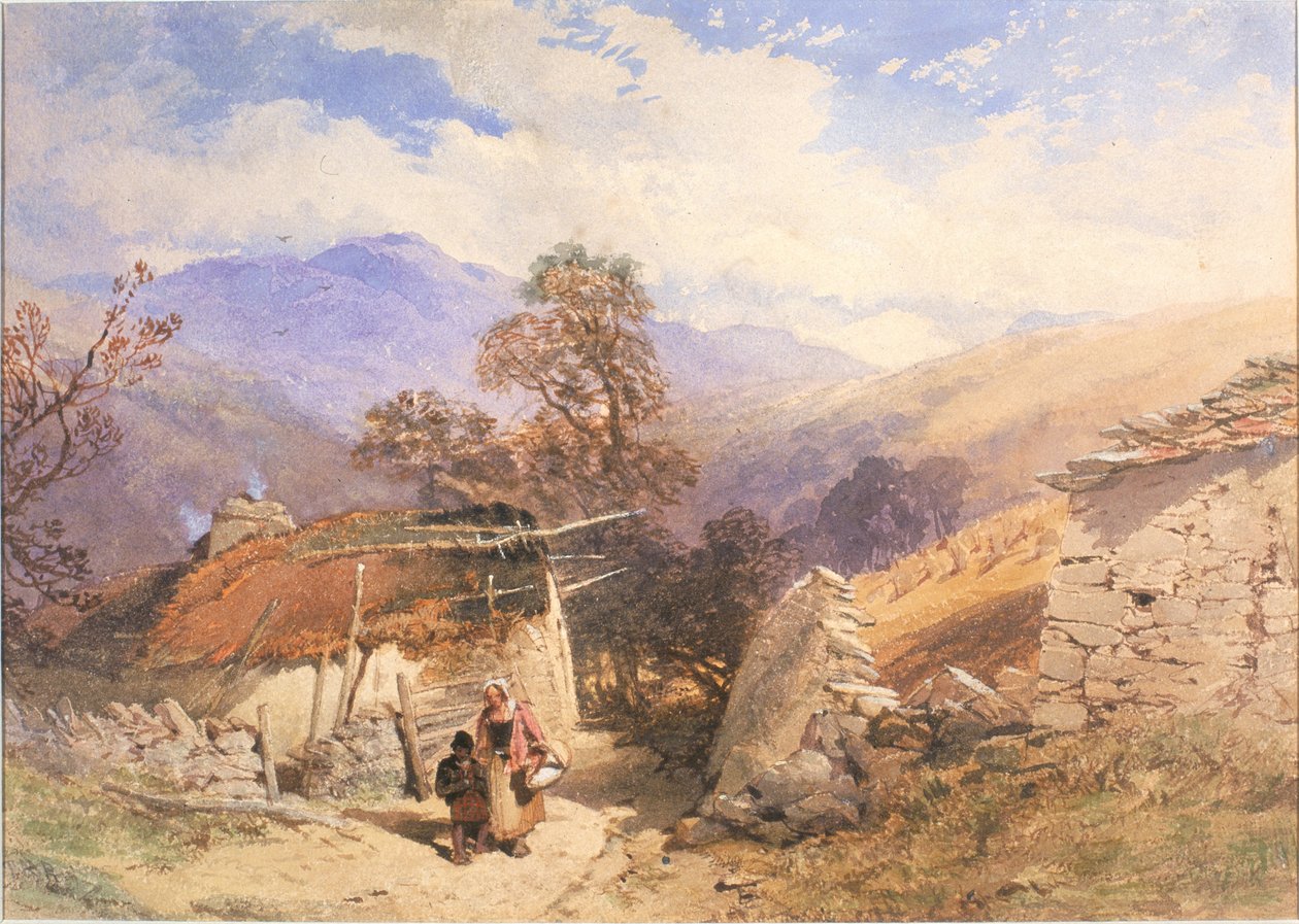 Highland Landscape (kroppsfarge) av Thomas Miles II Richardson