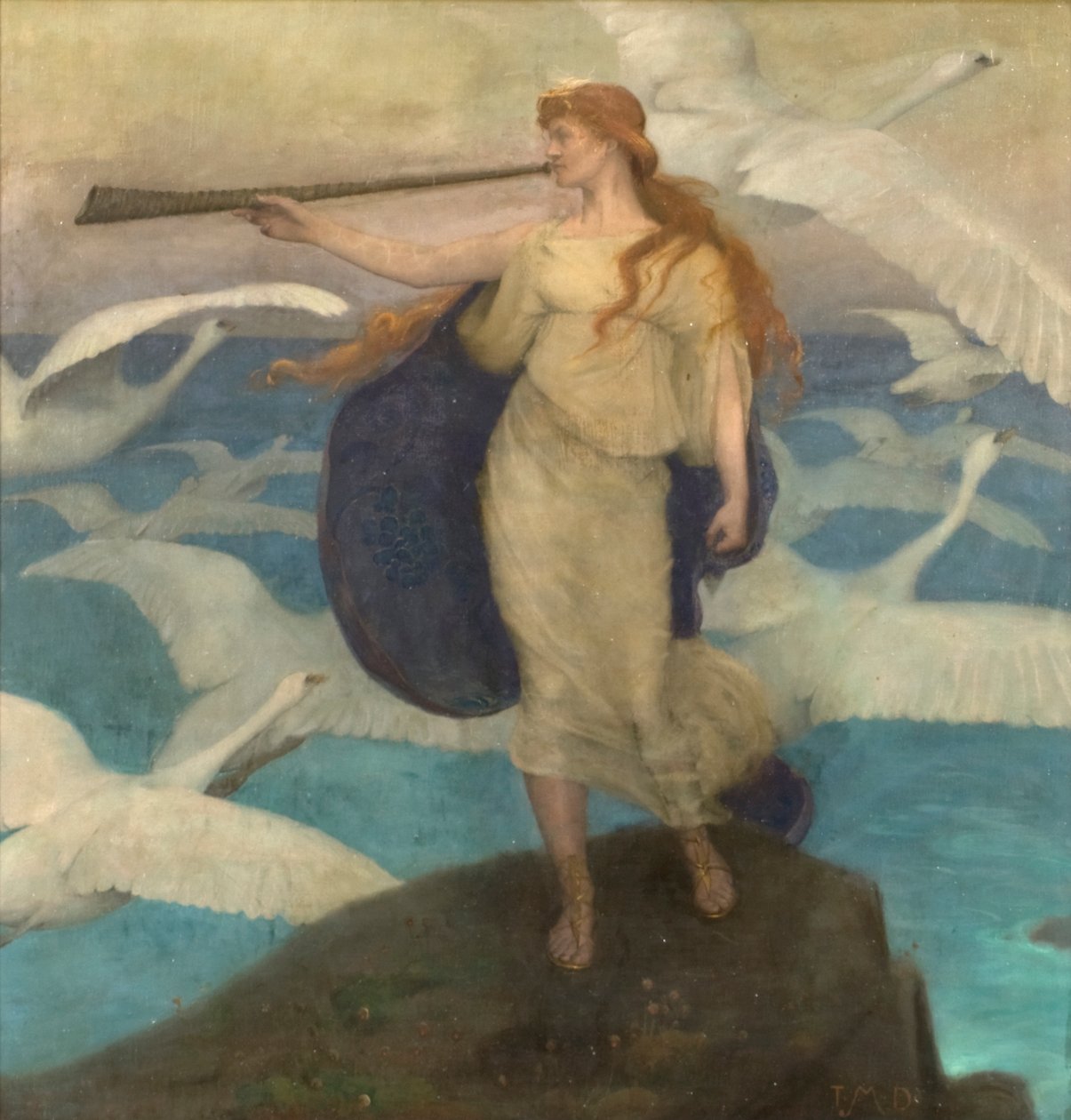 Vinterheralden av Thomas Millie Dow
