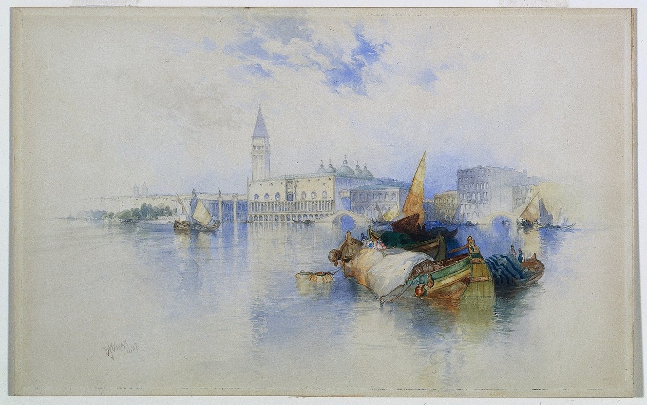 San Marco-bassenget, 1897. av Thomas Moran