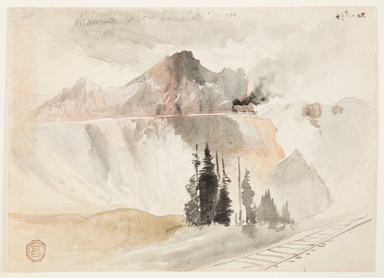 Chama under toppen av Thomas Moran