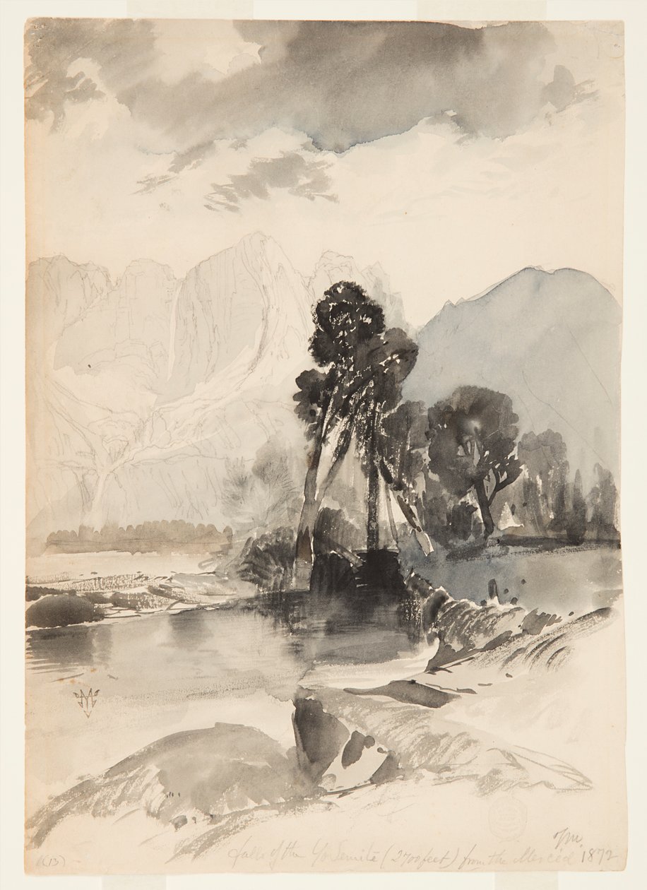 Falls of Yosemite av Thomas Moran