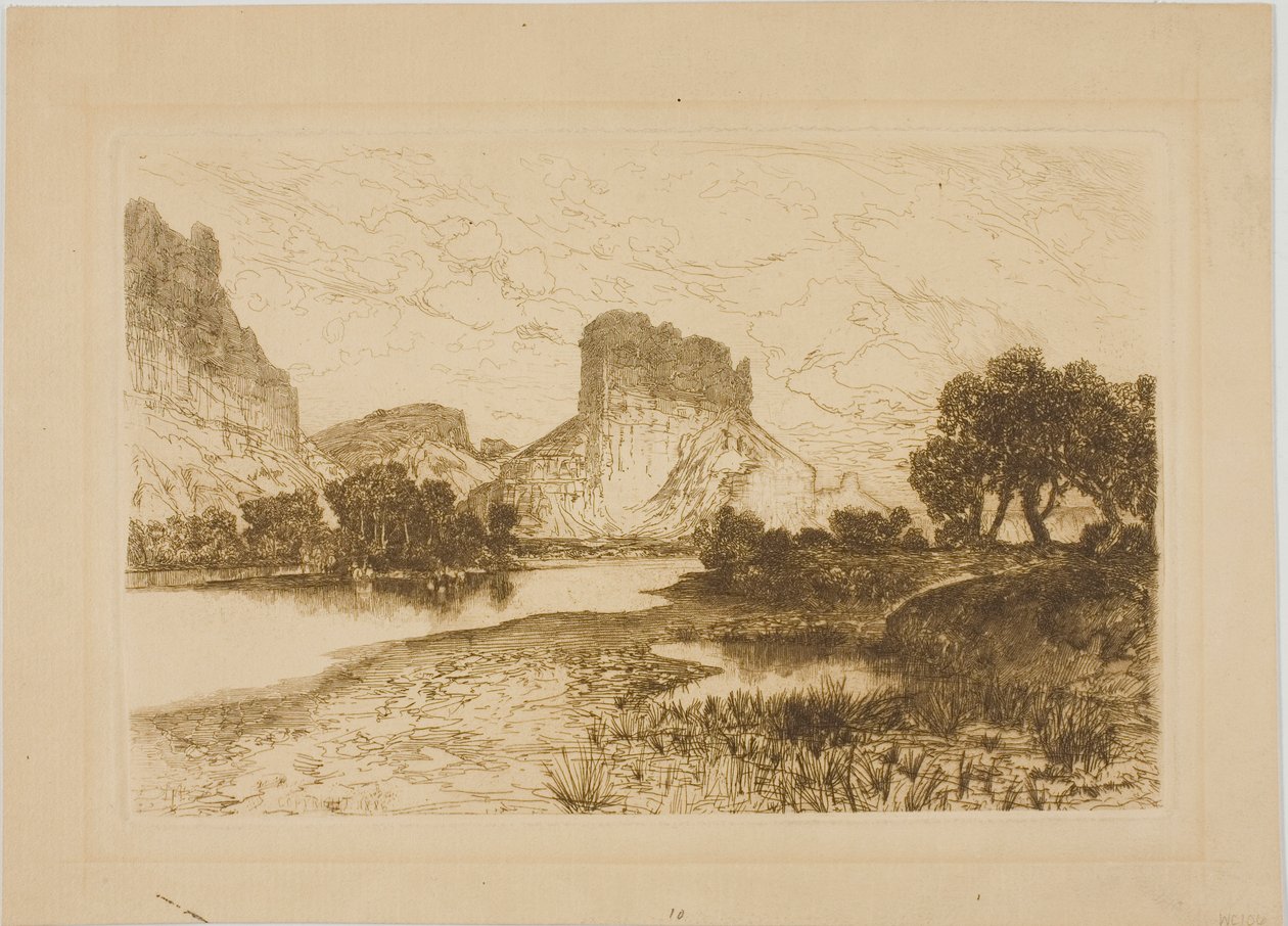 Green River, Wyoming-territoriet av Thomas Moran