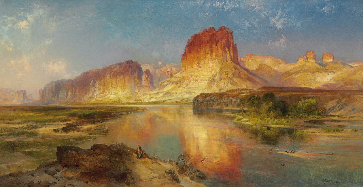 Green River of Wyoming, 1878 av Thomas Moran