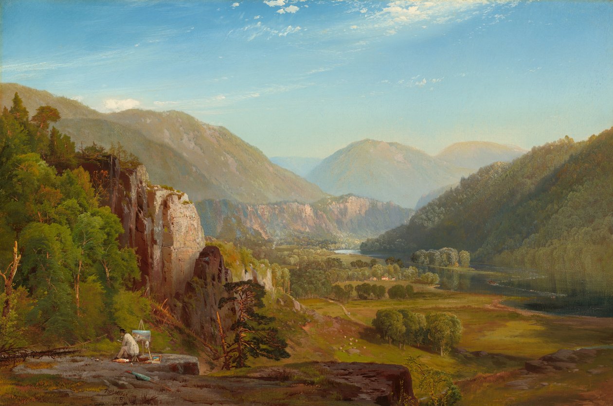 Juniata, kveld, 1864. av Thomas Moran