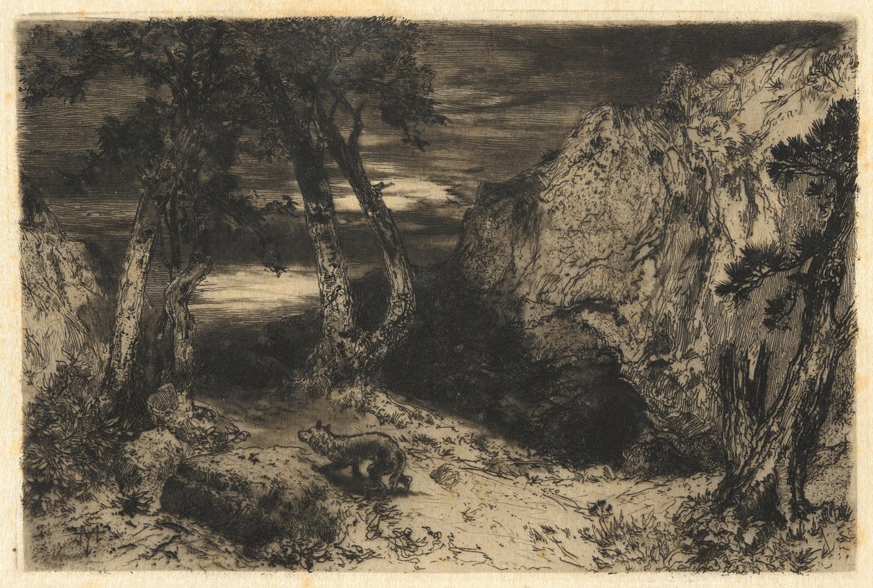 Twilight i Arizona av Thomas Moran