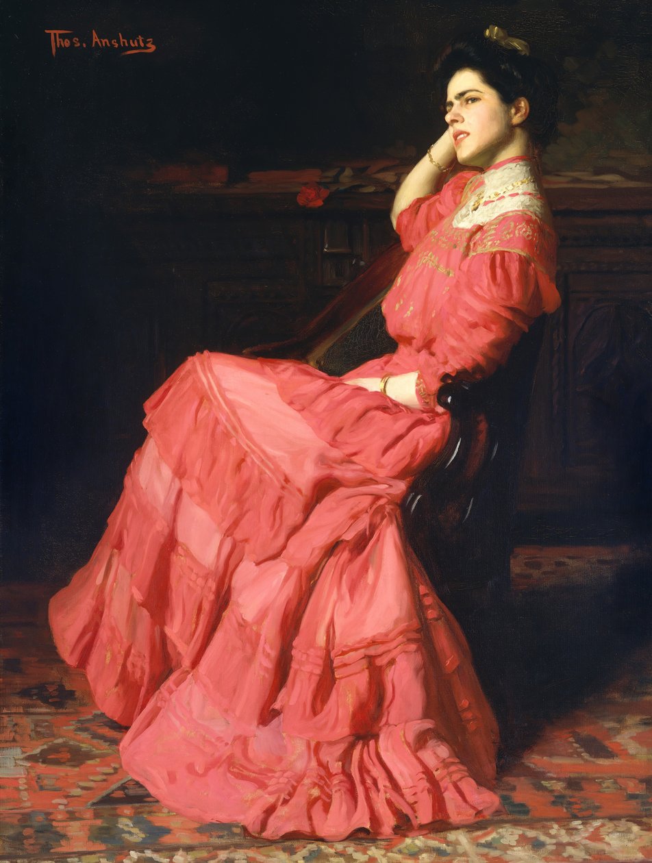 En rose, 1907. av Thomas Pollock Anshutz