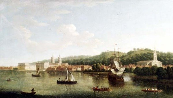 Utsikt over Greenwich av Thomas Priest