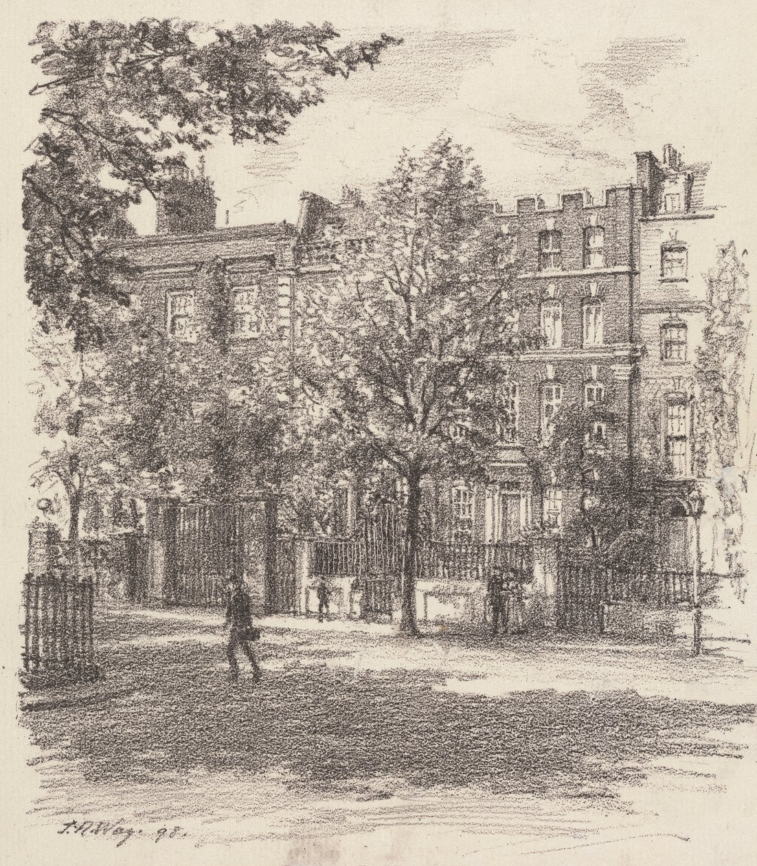 No.4 Cheyne Walk, Chelsea av Thomas Robert Way
