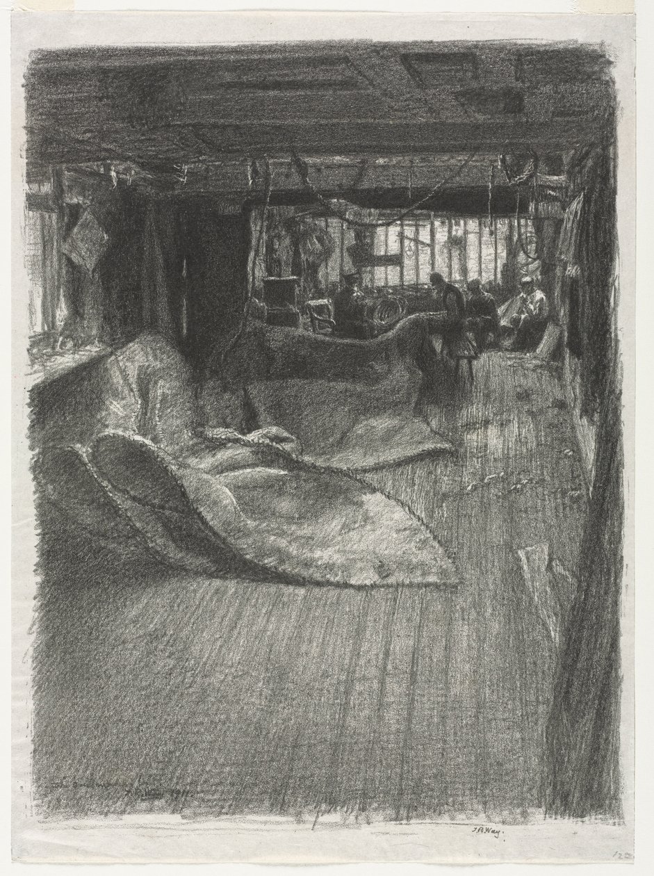 The Sailmakers Loft, 1911. av Thomas Robert Way