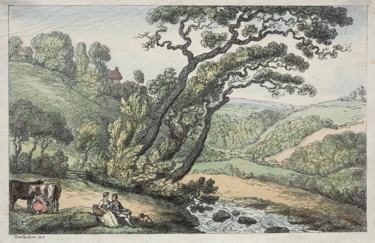 A Cornish View, 1810. av Thomas Rowlandson