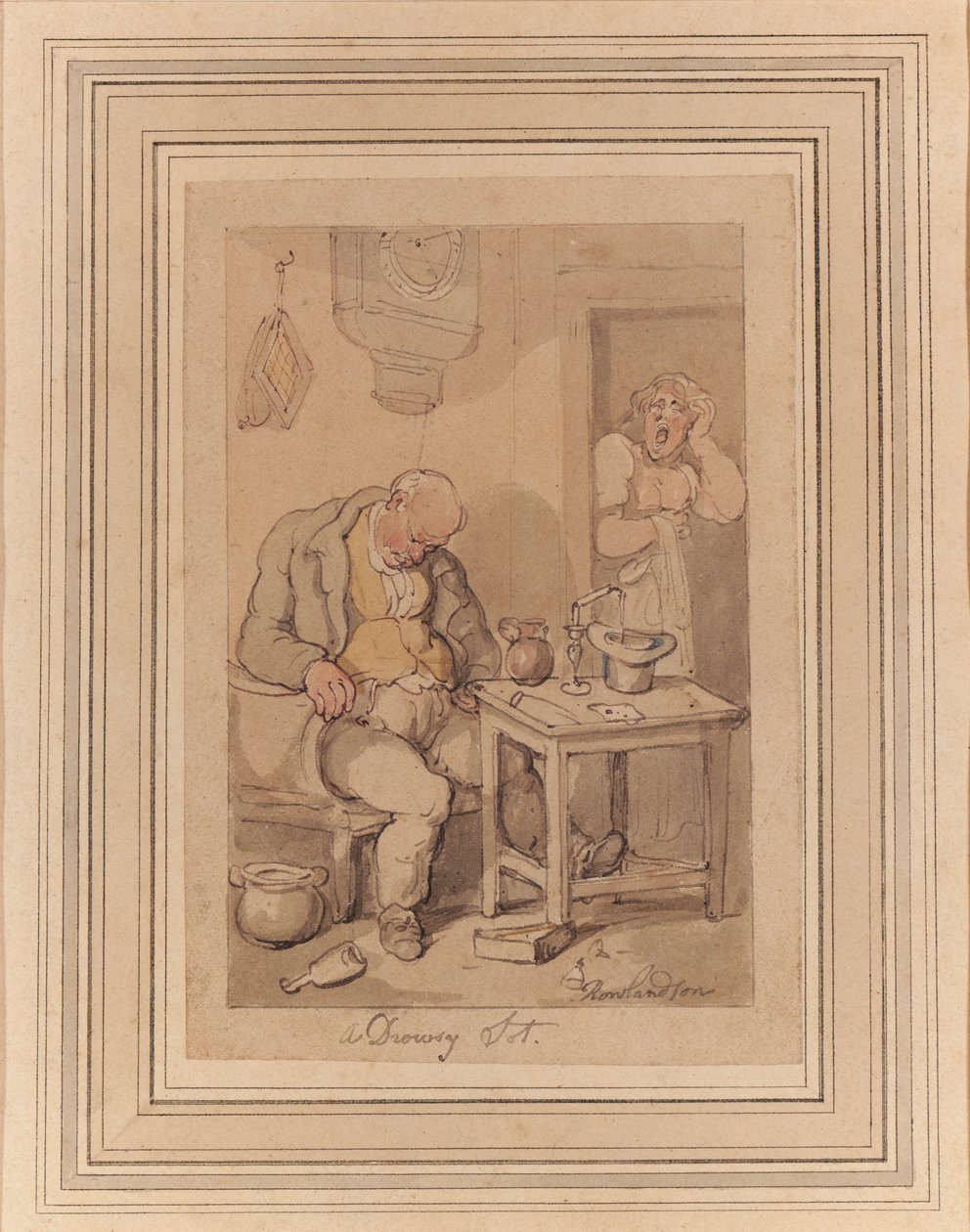 En døsig sot av Thomas Rowlandson