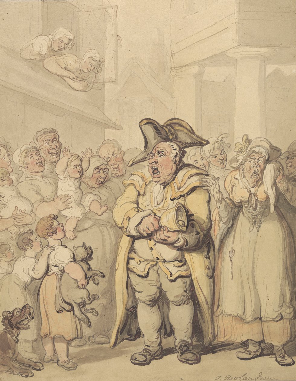 En byskriker av Thomas Rowlandson