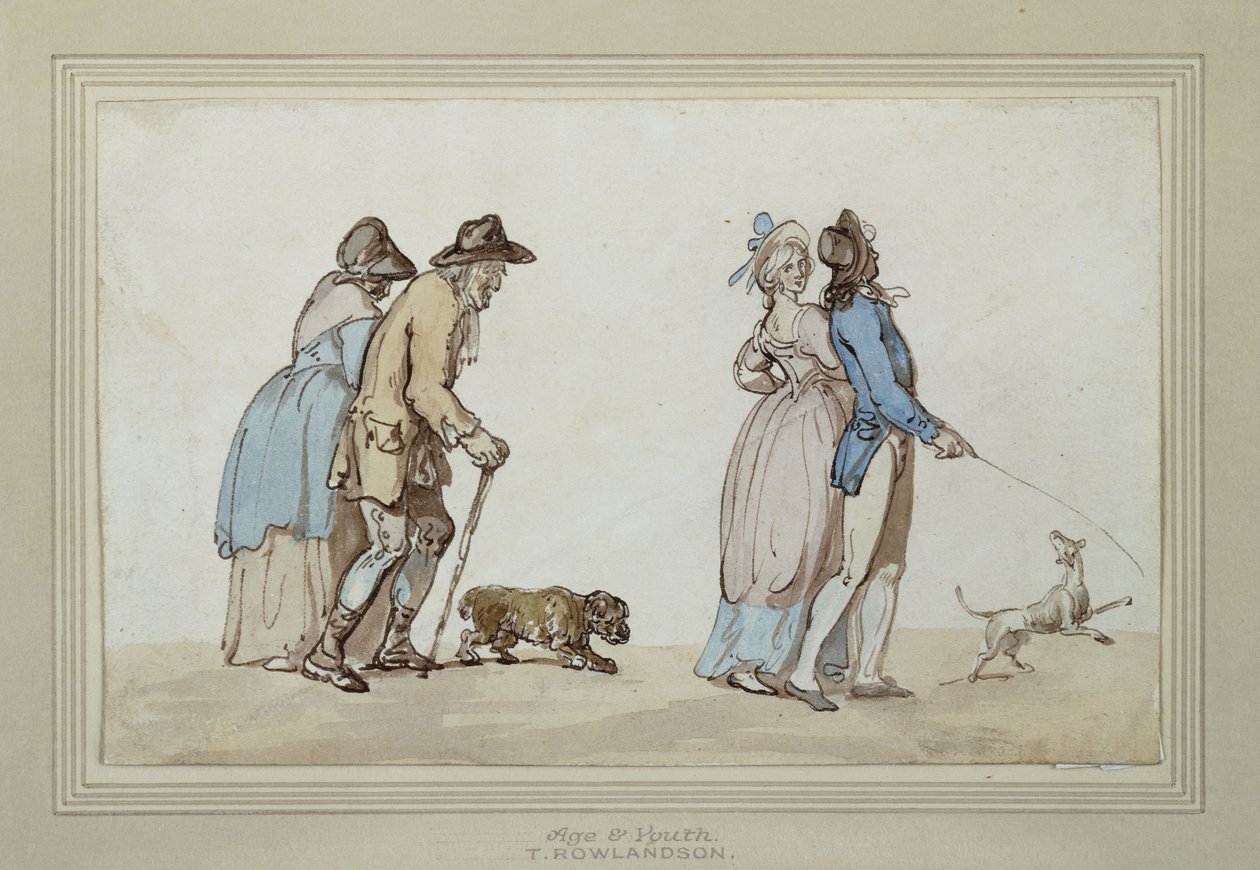 Alder og ungdom, av Thomas Rowlandson