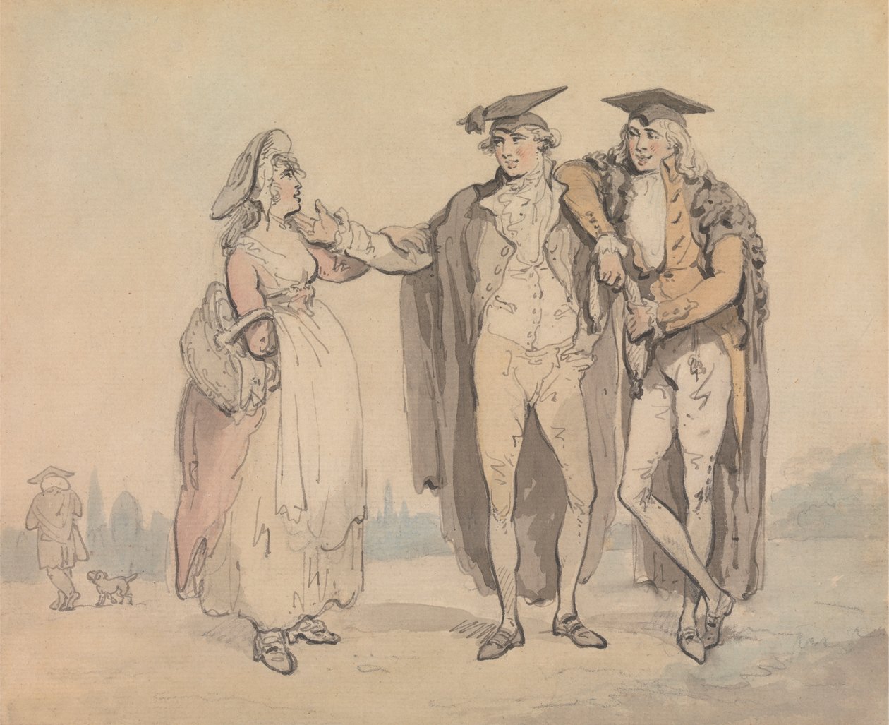 Bucks of the First Head av Thomas Rowlandson