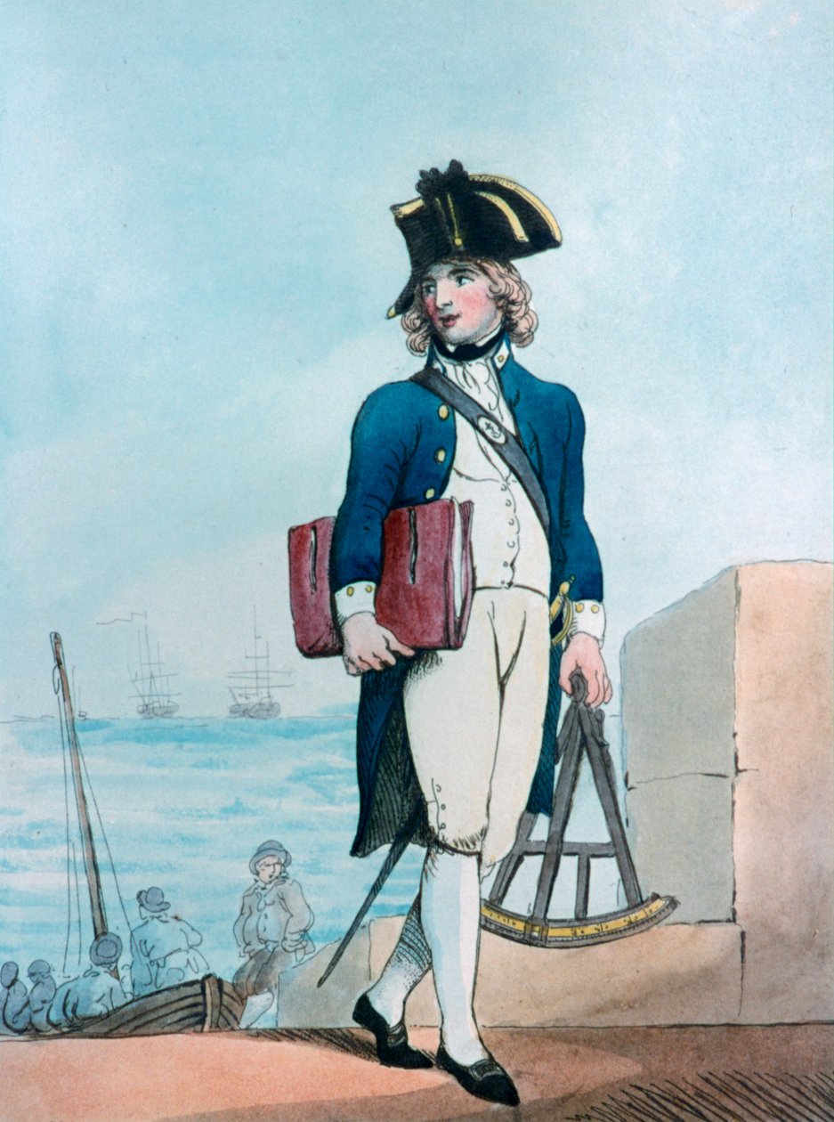 Kandidat for marinesoldatene, 1799 av Thomas Rowlandson