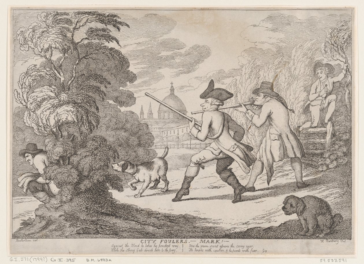 City Foulers-Mark!, 1799., 1799. av Thomas Rowlandson