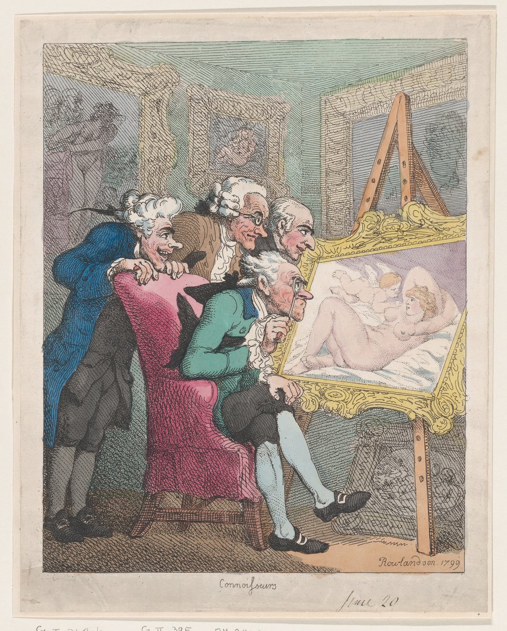 Kjennere, 20. juni 1799., 20. juni 1799. av Thomas Rowlandson