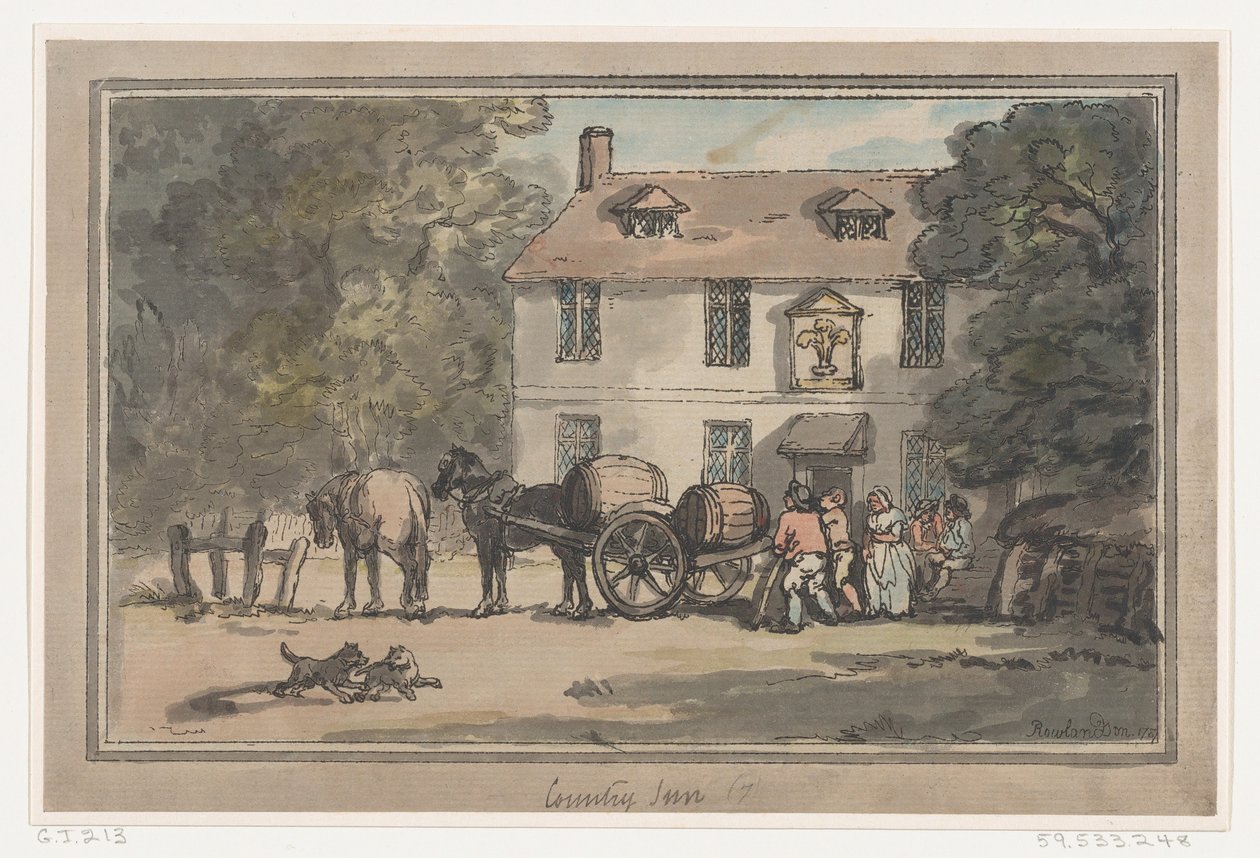 Country Inn, 1787., 1787. av Thomas Rowlandson