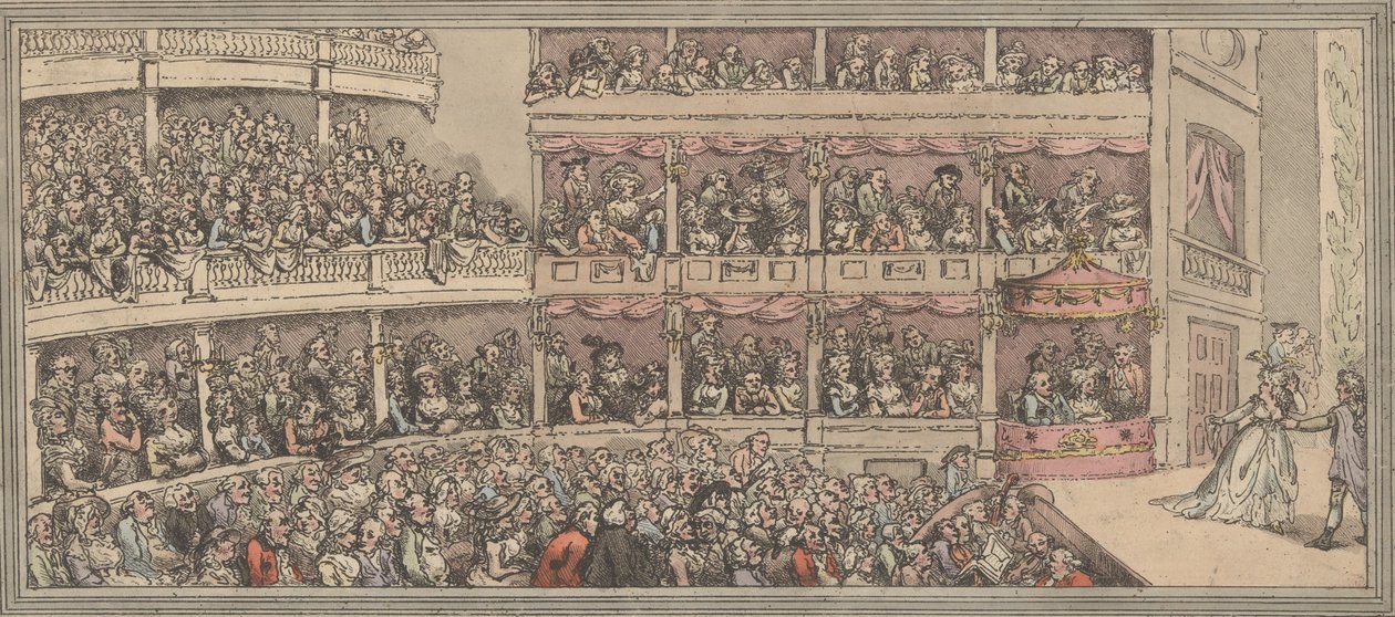 Covent Garden Theatre, 1792., 1792. av Thomas Rowlandson