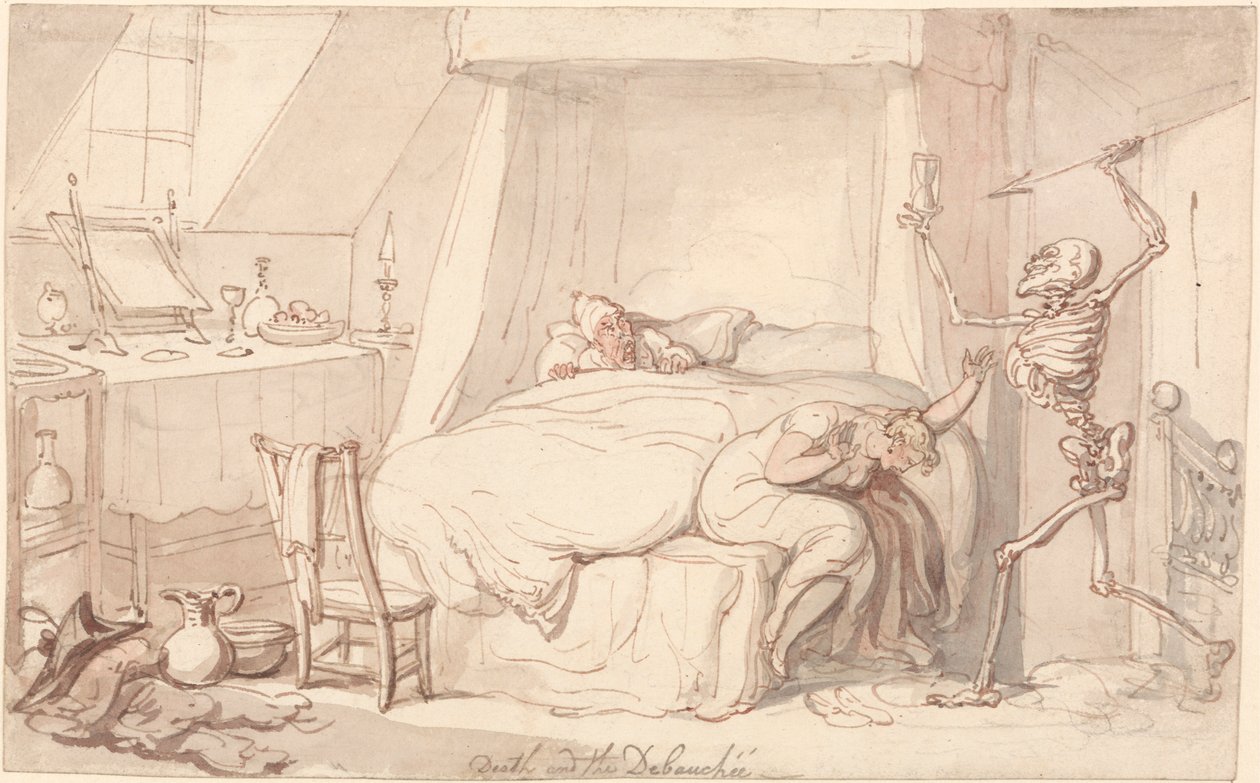 Døden og utskjellingen av Thomas Rowlandson
