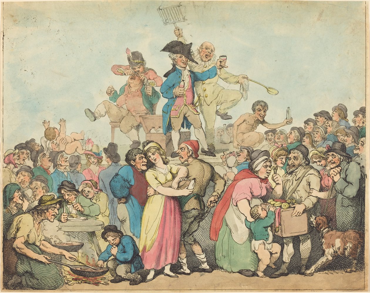 Dr. Botherum, Mountebank av Thomas Rowlandson