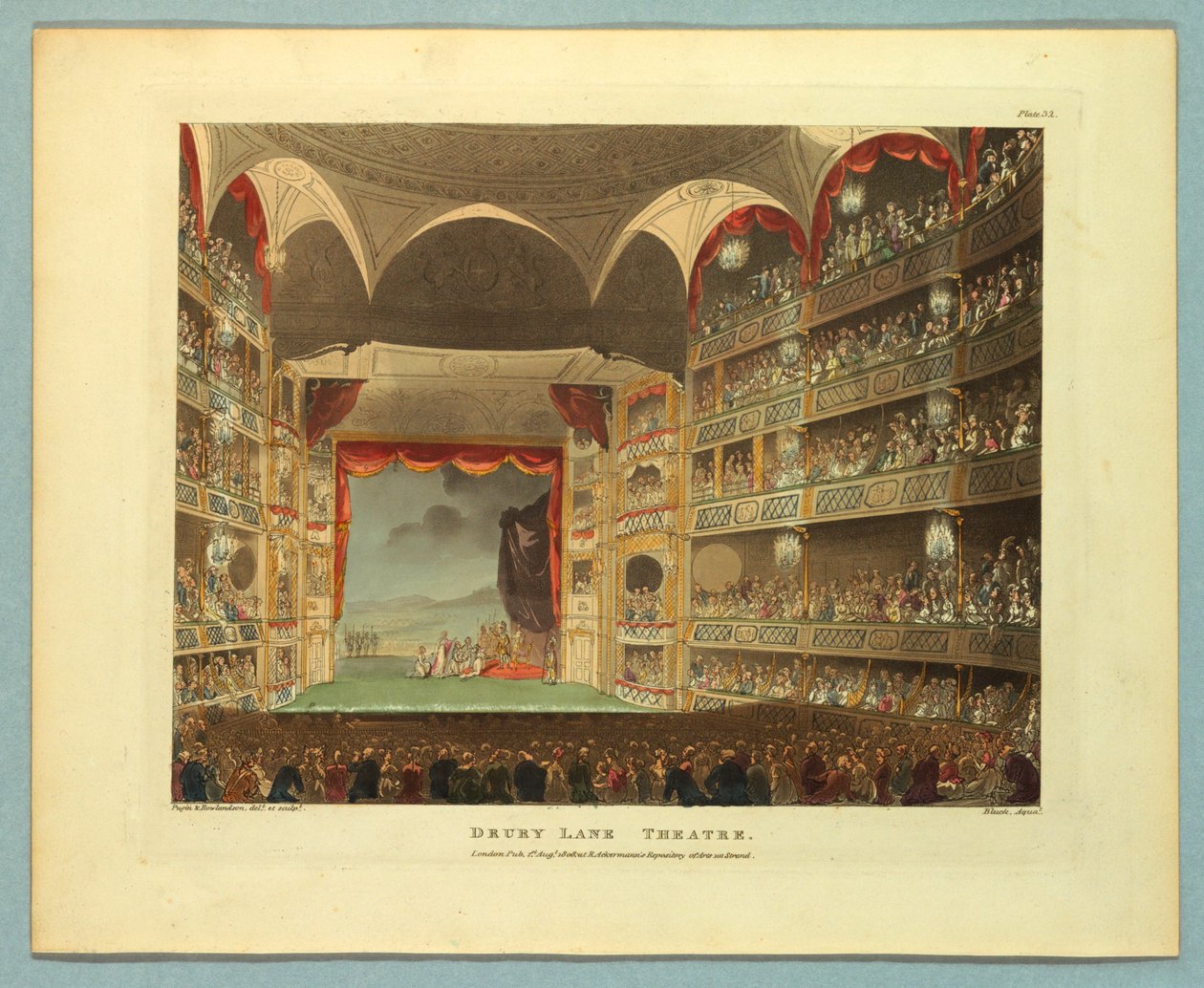 Drury Lane Theatre fra Ackermann