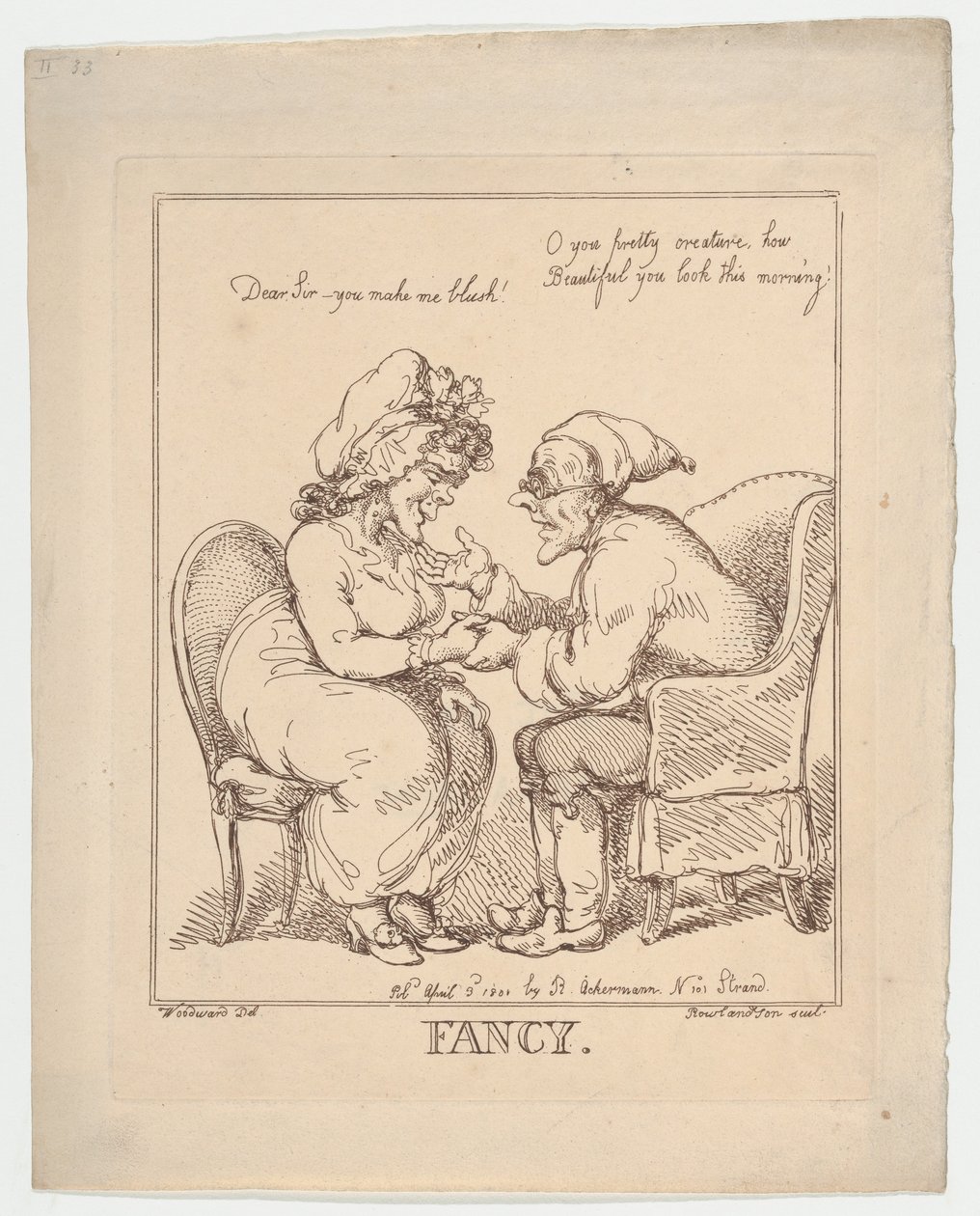 Fancy, 20. juli 1801., 20. juli 1801. av Thomas Rowlandson