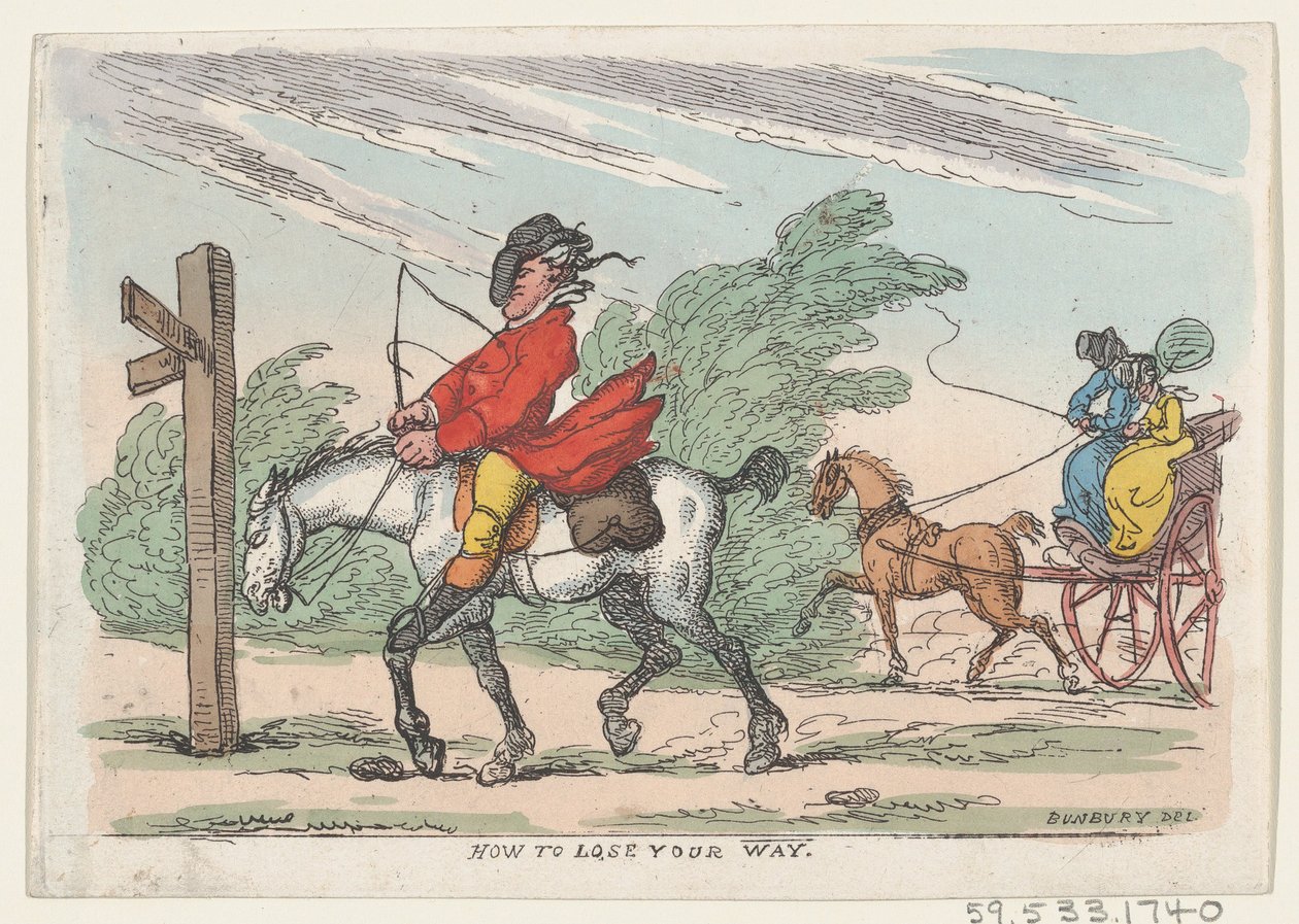 Hvordan gå deg vill, 1803-1815., 1803-1815. av Thomas Rowlandson
