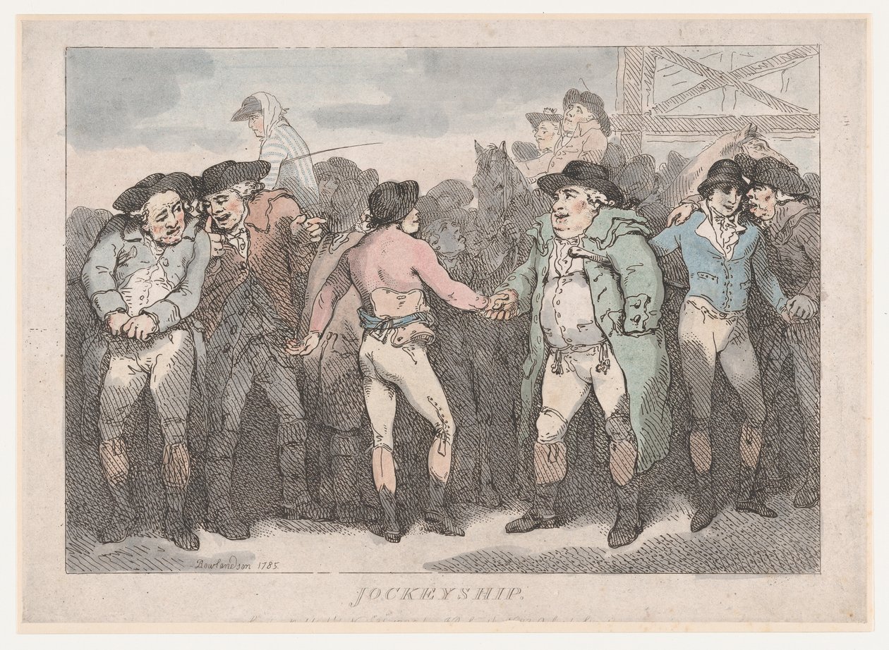 Jockeyship, 31. november 1785., 31. november 1785. av Thomas Rowlandson
