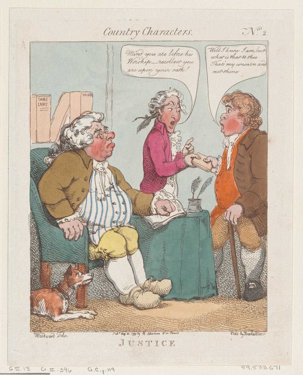 Justice, 30. august 1799., 30. august 1799. av Thomas Rowlandson
